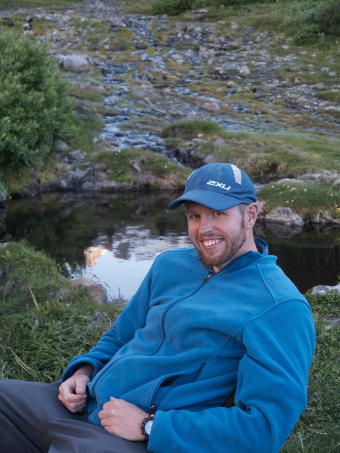 Relaxing in my alite butterfly chair
