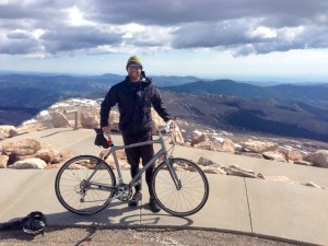 a number of tourists came up and asked if I really rode up here.  Not sure exactly how they thought my bike got to the summit.