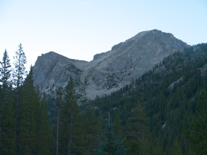 The view of Cherokee from where you leave the trail 