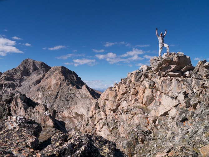 Jeremy on the summit 