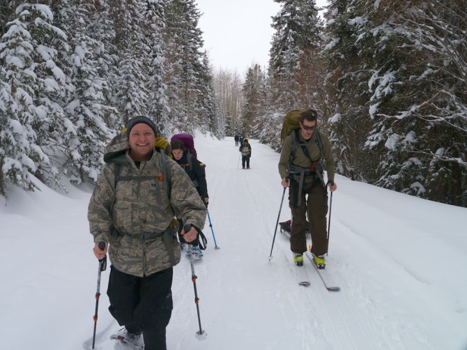 The crew makes good progress on Fulford road