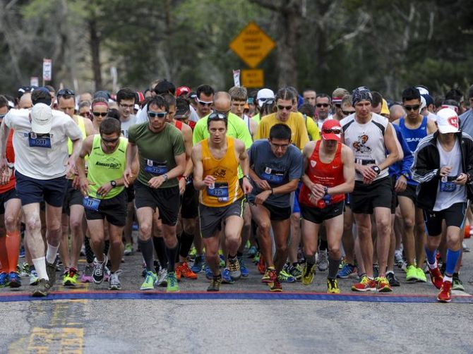 Race start. Photo curtsy of the Coloradian.