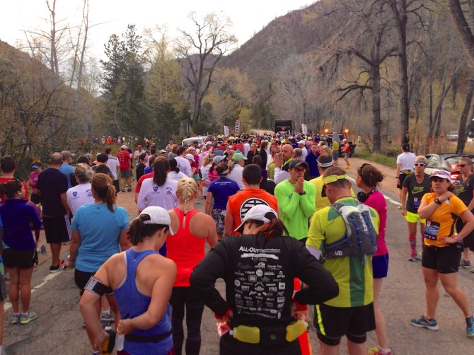 Runners at the starting line