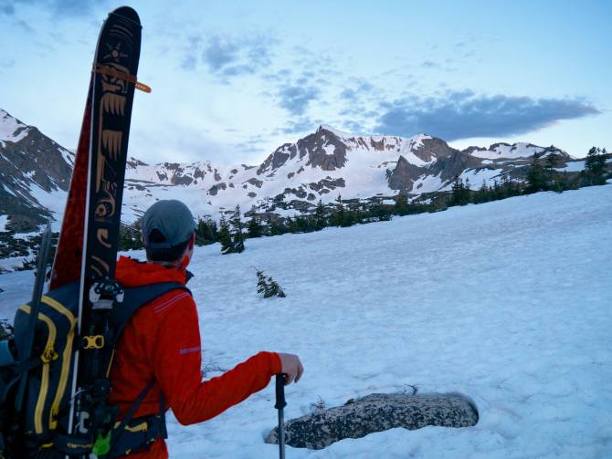 Dayton is already ready to get those skiis of his back on on to snow!