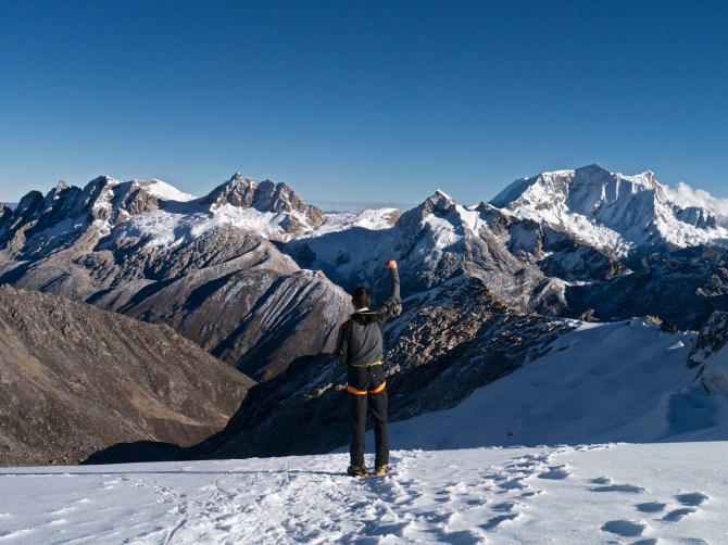 Elias is pretty stoked to be here.